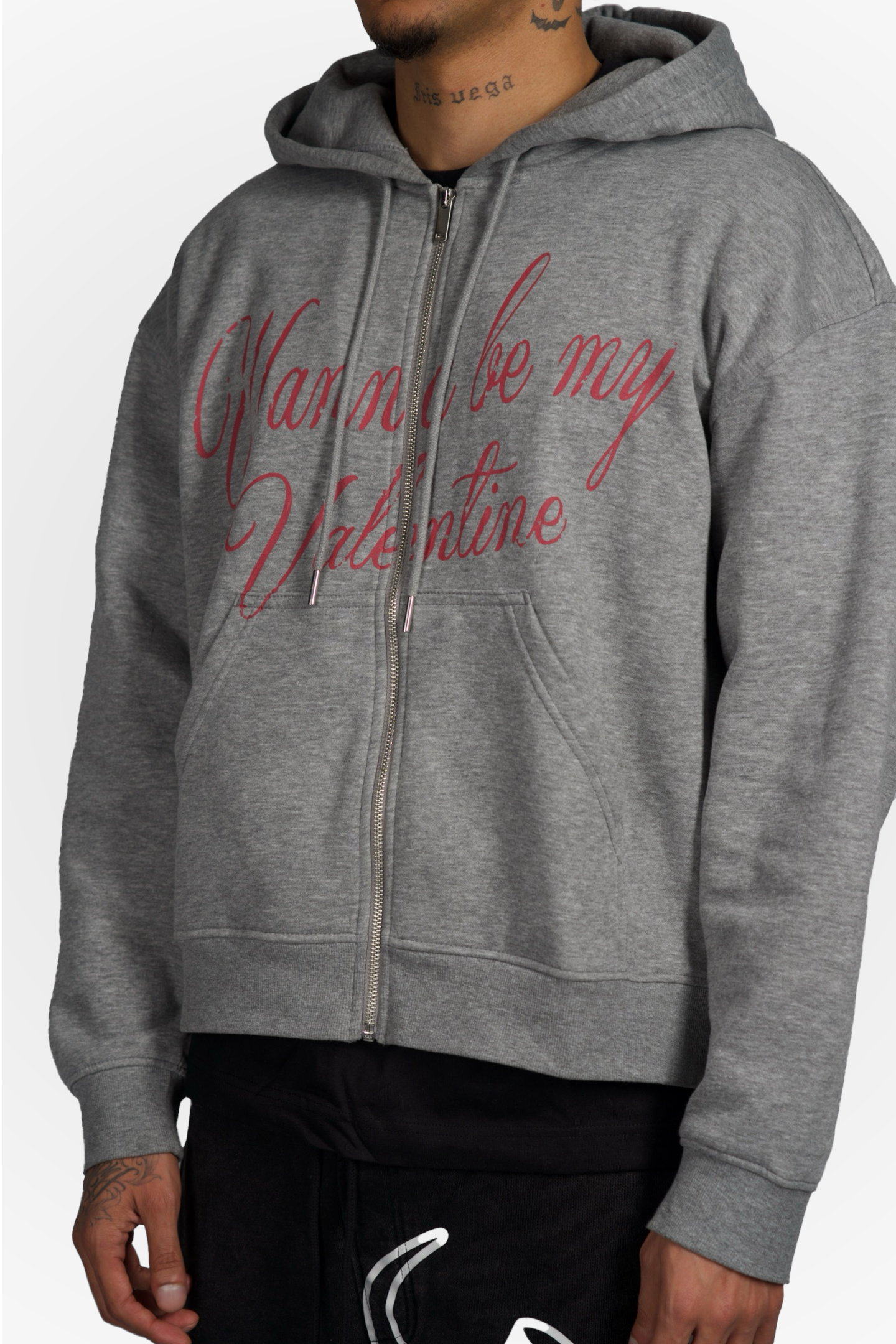 Valentine-Zip Up Hoodie